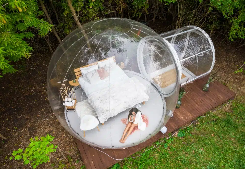 invisible bubble tent