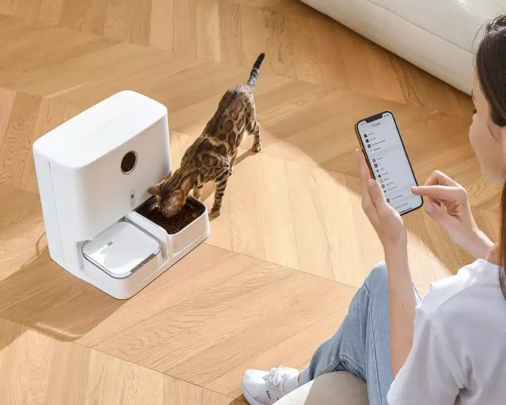 automatic electronic pet feeder